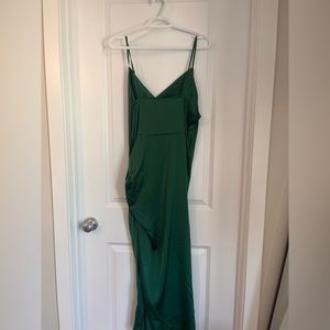 Beautiful sexy emerald green dress